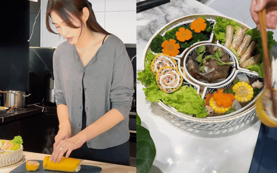 Mâm cúng ông Công ông Táo của 'nàng dâu hào môn' Đỗ Hà có món ăn cực đặc biệt, vừa đẹp mắt, vừa dễ làm - 10