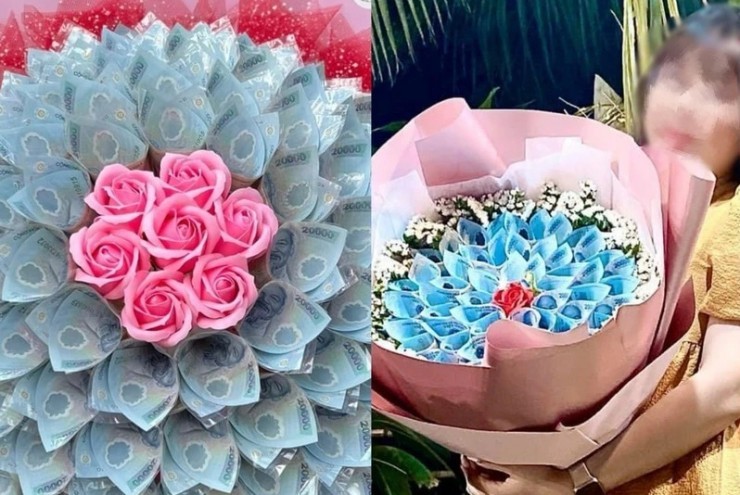 Tặng hoa tiền ngày Lễ Tình nhân: Cẩn trọng kẻo 'tiền mất, tật mang'