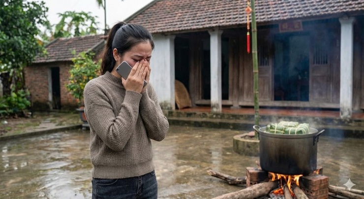 Mẹ chồng phản ứng gay gắt khi tôi thông báo sẽ về nhà ngoại ăn Tết (Ảnh minh họa, nguồn: AI)