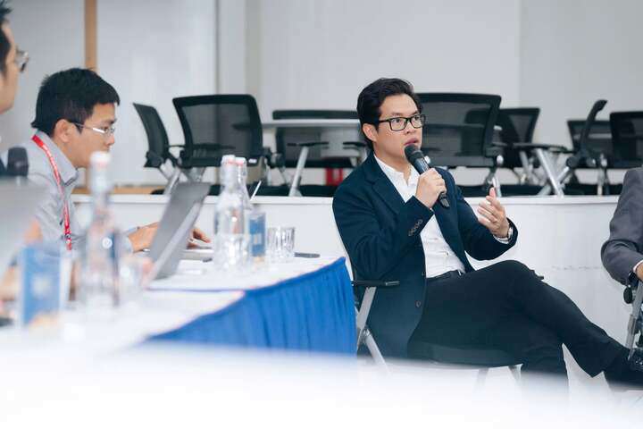 GS. Nhật chia sẻ tại Diễn đàn Tri thức Trẻ Việt Nam toàn cầu tại Đại học VinUni, hồi tháng 7/2025.