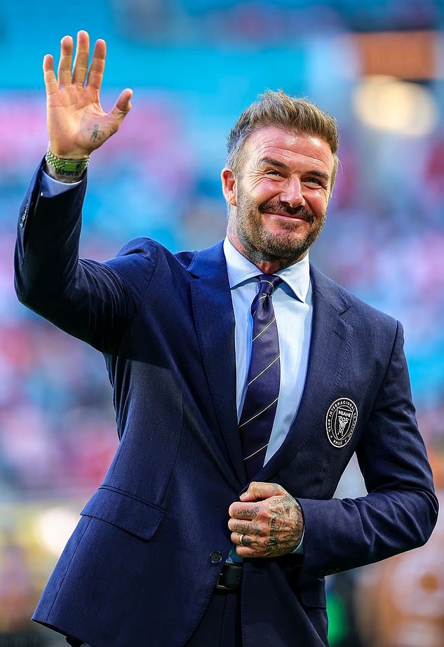 Cựu danh thủ David Beckham. Ảnh: EPA