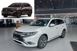 Honda CR-V L AWD đối đầu Mitsubishi Outlander: Off-road gia đình ai mạnh hơn?