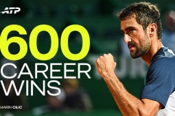 Nóng nhất thể thao trưa 11/2: Cilic hạ Learner Tien, cán mốc 600 chiến thắng