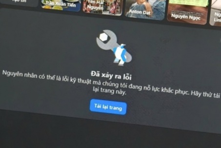 Facebook hoạt động chập chờn