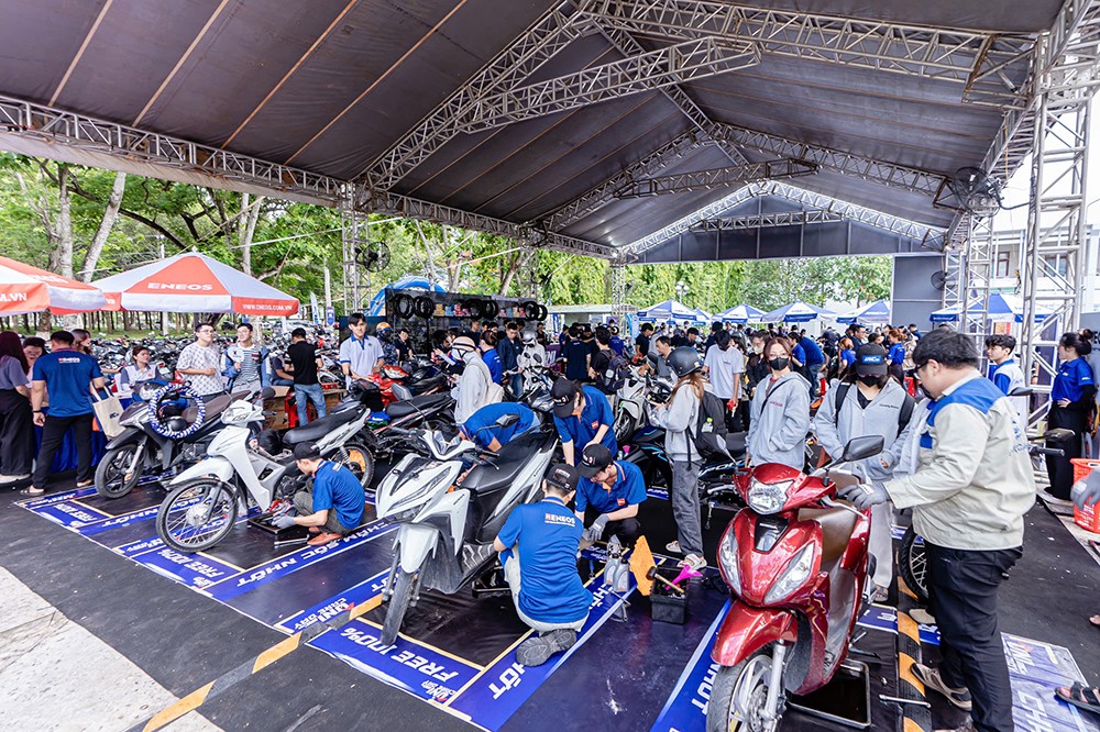 ENEOS hợp tác với các Thương hiệu ngành phụ tùng phụ trợ tổ chức sự kiện “Ngày hội chăm sóc xe” dành cho công nhân KCN