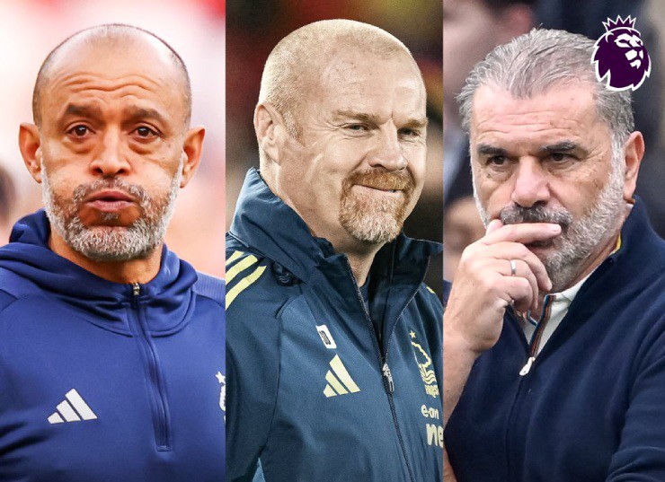 Sean Dyche có thể tiếp bước Nuno Santo,&nbsp;Postecoglou rời Nottingham Forest