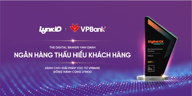 VPBank giành giải thưởng Ngân hàng thấu hiểu khách hàng do The Digital Banker trao tặng.