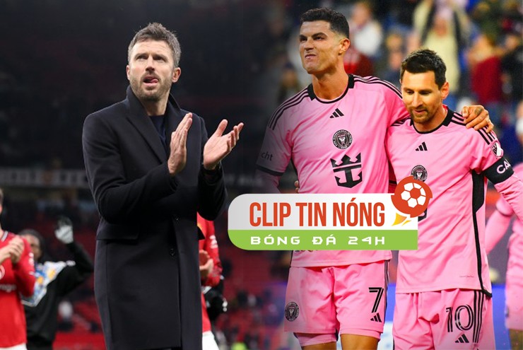 MU phán quyết tương lai Carrick, Ronaldo được khuyên gia nhập đội Messi (Clip tin nóng)