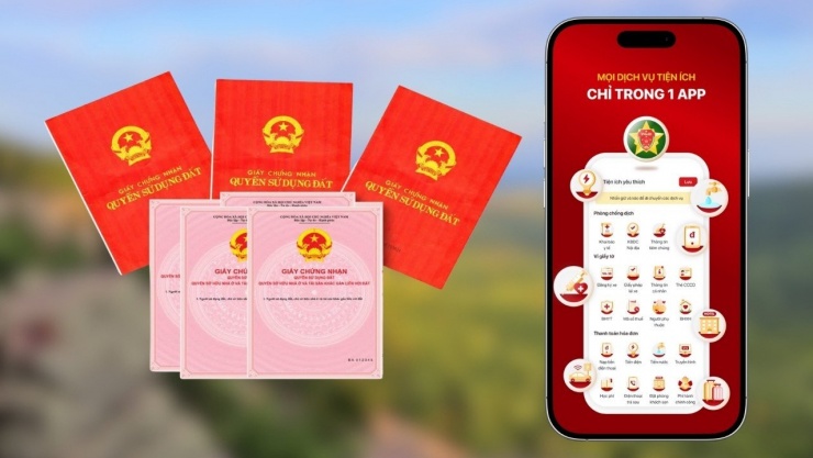 "Sổ đỏ" điện tử chính thức thay thế bản giấy trong thủ tục hành chính. Ảnh minh hoạ.