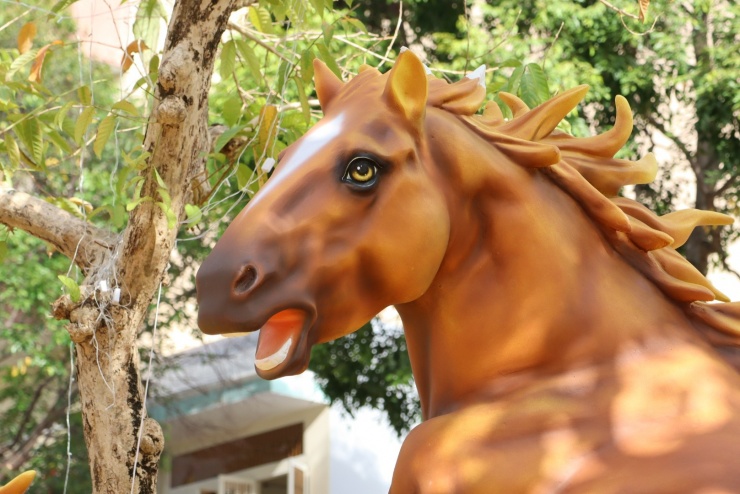 CLIP: Chiêm ngưỡng 8 linh vật ngựa cưỡi trên sóng hoa ở Cần Thơ - 7