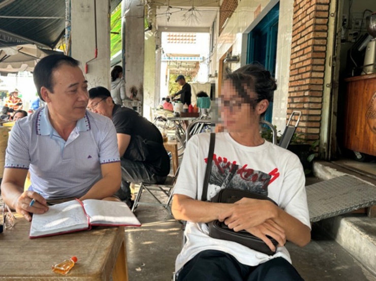 Anh Diệp Xuân Vỹ thuật lại chuyện mình bị lừa với phóng viên