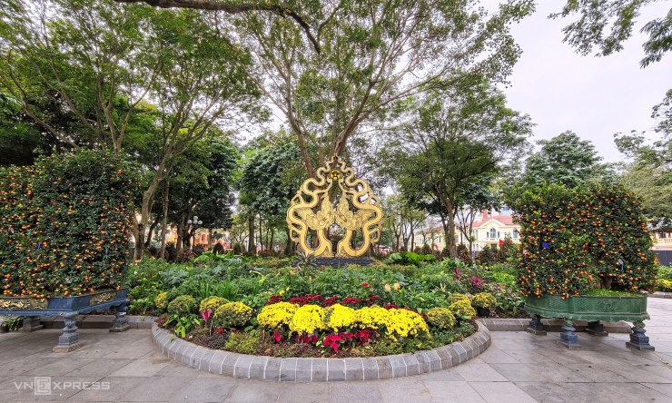 300 gốc đào cổ hội tụ ở vườn hoa Lý Thái Tổ - 11