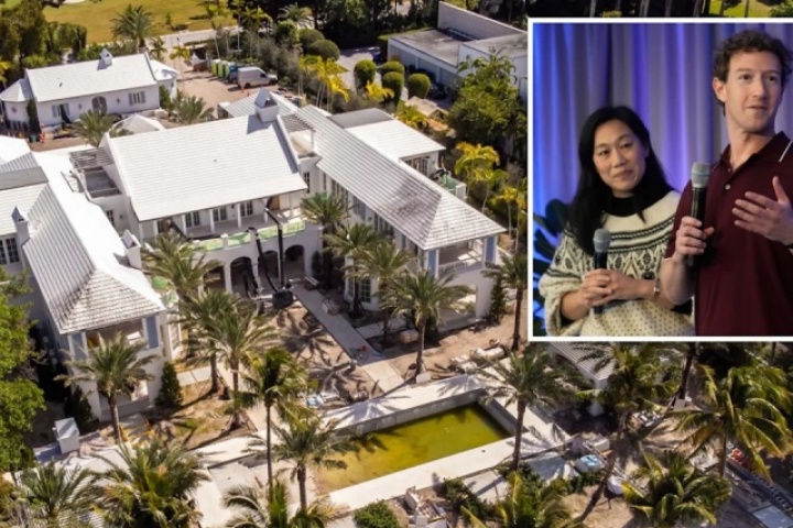 Ông chủ Facebook tậu biệt thự siêu sang trên 'đảo tỷ phú'