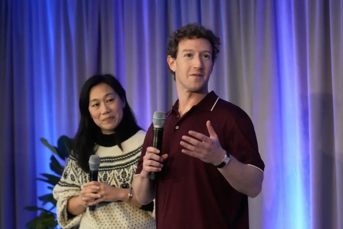 Tỷ phú Mark Zuckerberg và vợ, Priscilla Chan