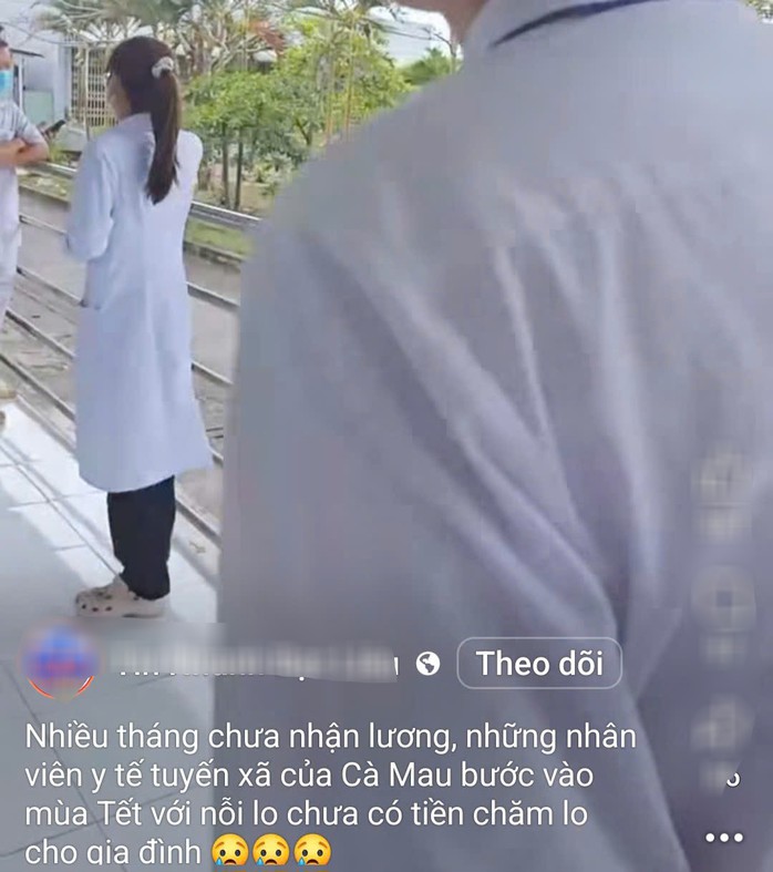 Nhiều nhân viên y tế đòi bỏ trực nếu không được trả tiền lương. Ảnh: cắt từ clip