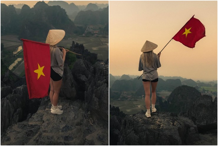 Therese Gudmundsen rất thích thú khi tới thăm Việt Nam