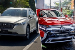 So sánh Mazda CX-8 và Mitsubishi Outlander: Sang trọng vs thực dụng
