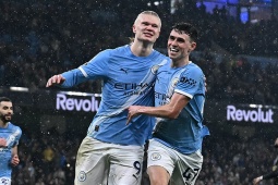 Man City thắng đậm: Haaland tìm lại bản năng sát thủ, đua vô địch nóng lên
