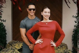 Hồ Ngọc Hà - Kim Lý trang hoàng biệt thự đón Tết