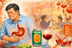3 nguyên tắc 'vàng' khi uống rượu bia ngày Tết cho người viêm loét dạ dày