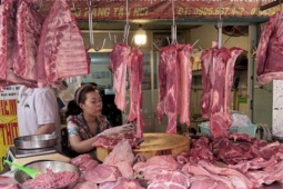 Giá thịt heo ở chợ lẻ cao gần gấp đôi chợ đầu mối
