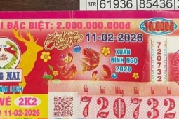 Xổ số miền Nam: Người trúng 2 giải độc đắc vé Xuân Bính Ngọ 2026 đã lộ diện