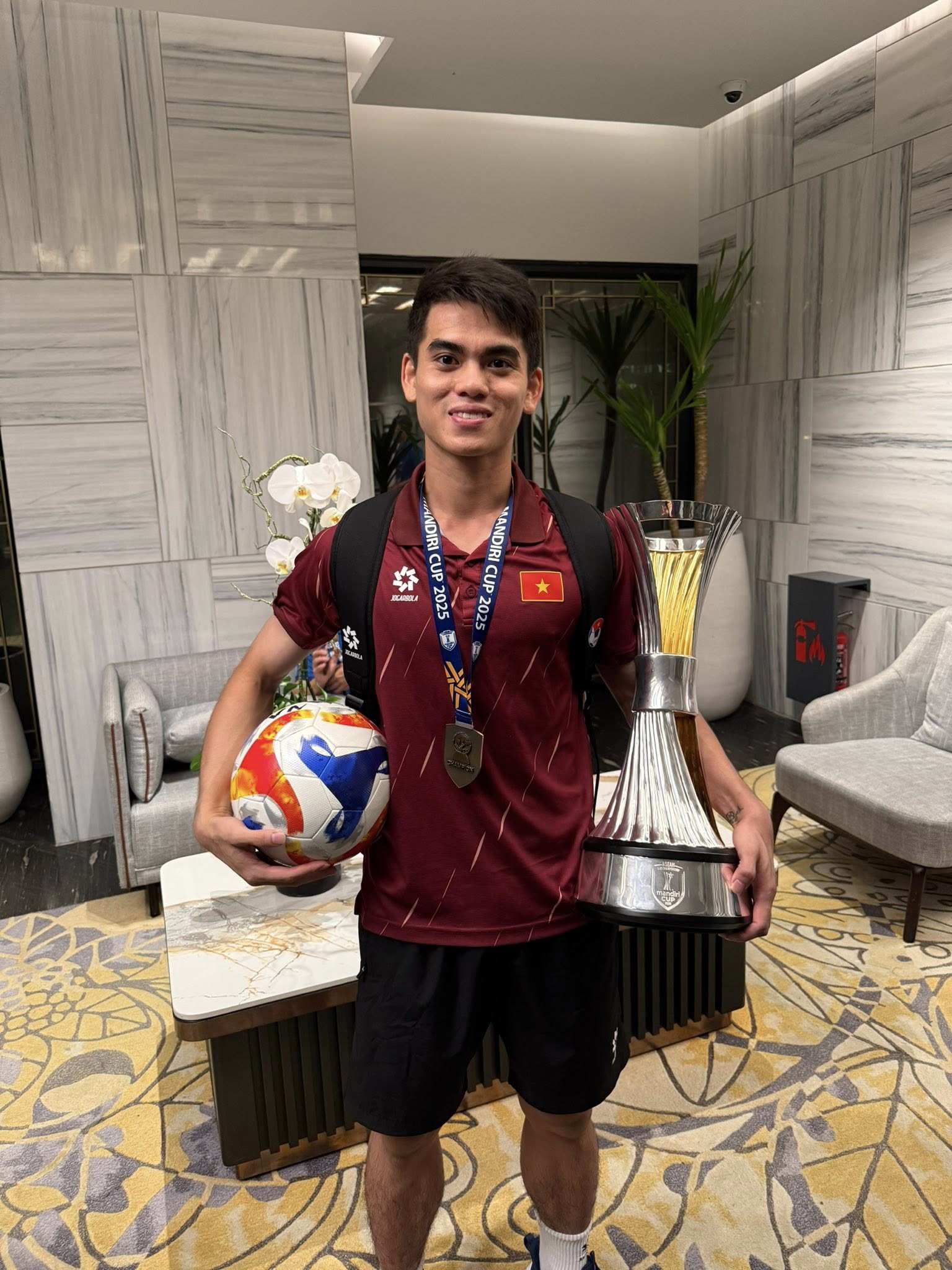 Sau một năm vất vả thi đấu, Khuất Văn Khang mong chờ được trở về đón Tết đoàn viên cùng gia đình