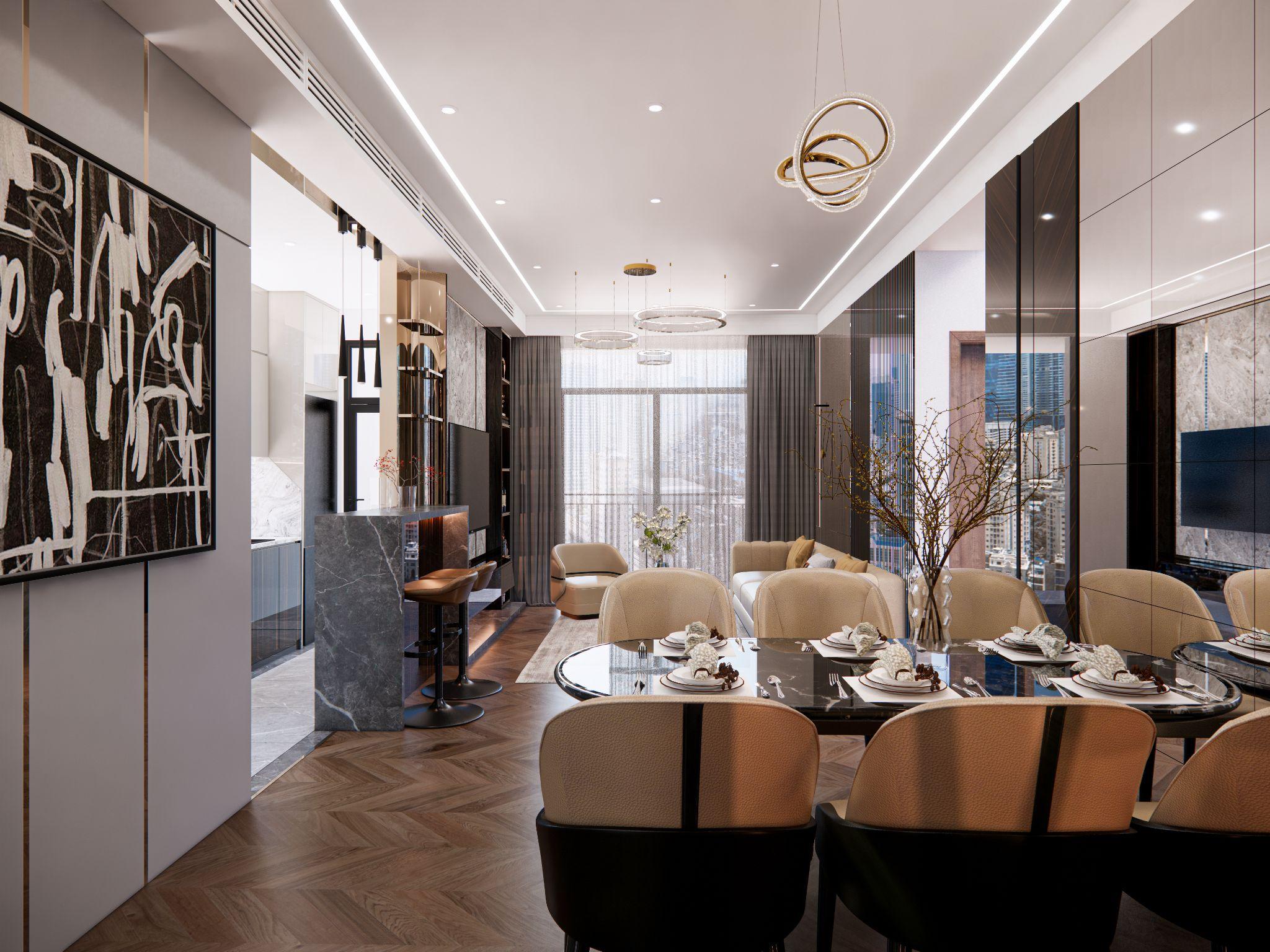 Thiết kế của Động Lực Tower ưu tiên cửa sổ lớn đón ánh sáng và không khí tự nhiên