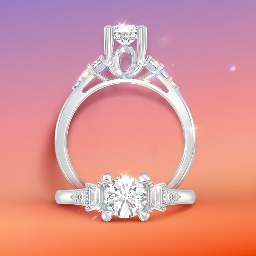 Nhẫn cầu hôn Only You lấy cảm hứng từ lời cam kết “Vì em là duy nhất”. Ảnh: PNJ.