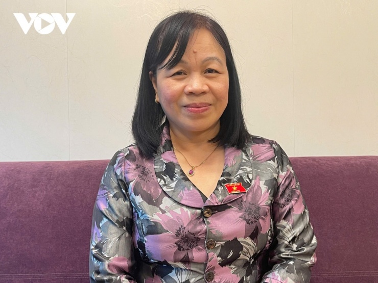 Bà Nguyễn Thị Mai Hoa – Phó Chủ nhiệm Ủy ban Văn hóa và Xã hội của Quốc hội, ĐBQH tỉnh Đồng Tháp