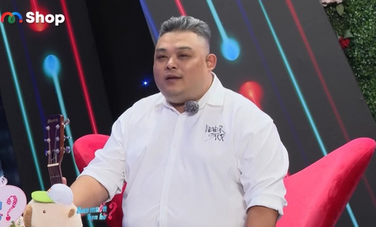 Anh Minh đến chương trình mai mối với mong muốn tìm được người vợ hiền lành, chung thủy. Ảnh cắt từ clip 