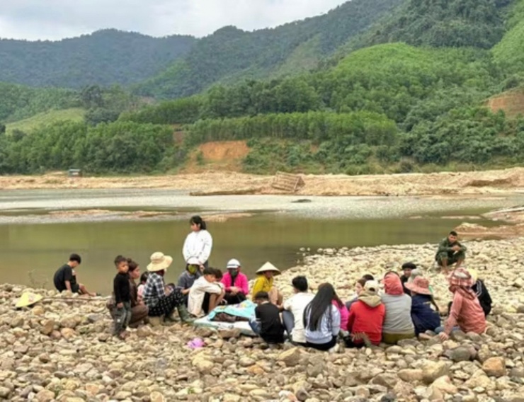 Hiện trường vụ đuối nước thương tâm.