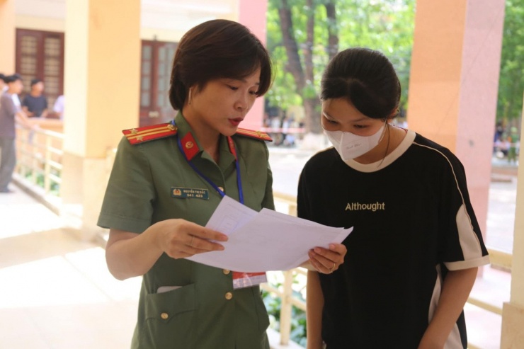 Thí sinh tham gia kì thi đánh giá của Bộ Công an