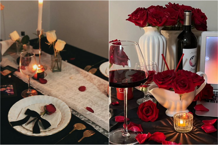 Biến bàn ăn tại gia thành 'nhà hàng' riêng tư dịp Valentine - 1