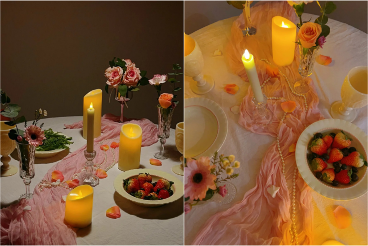 Biến bàn ăn tại gia thành 'nhà hàng' riêng tư dịp Valentine - 5