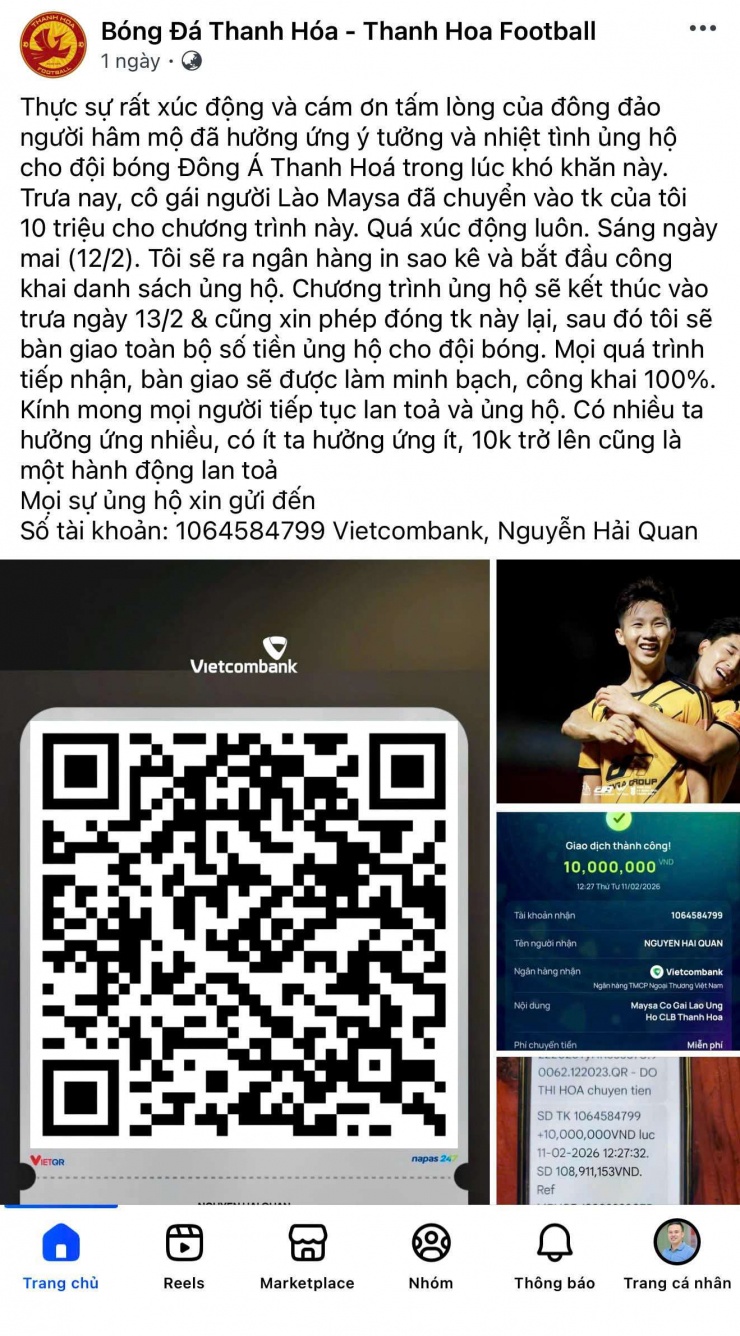 Nợ lương chồng chất, Đông Á Thanh Hóa gồng mình vượt khó, NHM xứ Thanh chung tay "cứu" đội - 5