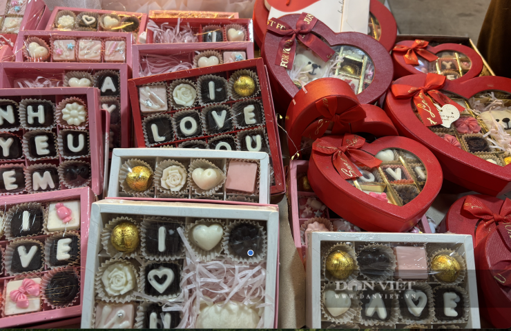 Socola tươi handmade với tạo hình dễ thương, độc đáo. Ảnh: Nhật Hà