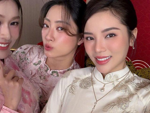 Lương Thùy Linh cùng dàn Hoa hậu xúng xính áo dài, khoe sắc vóc rạng rỡ những ngày cận Tết