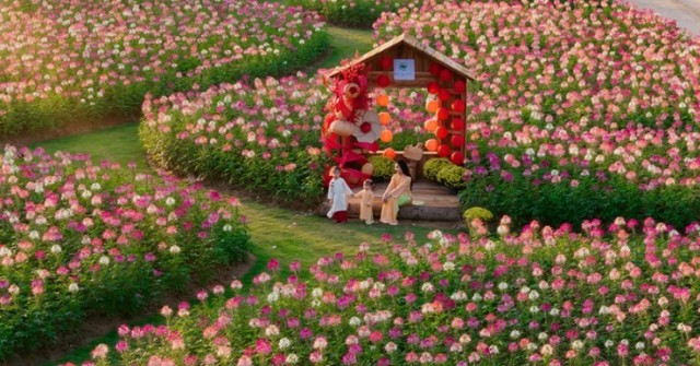 Ecopark tràn ngập sắc hoa tại các đại đô thị khắp 3 miền dịp Tết Bính Ngọ 2026