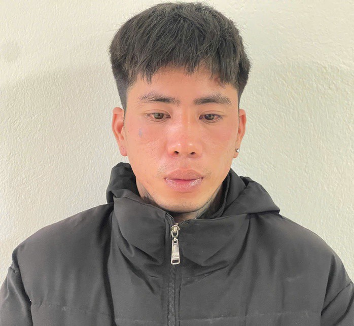 Đối tượng Nguyễn Văn Thu cướp điện thoại bị bắt sau 2 giờ gây án. Ảnh: Công an Thanh Hóa