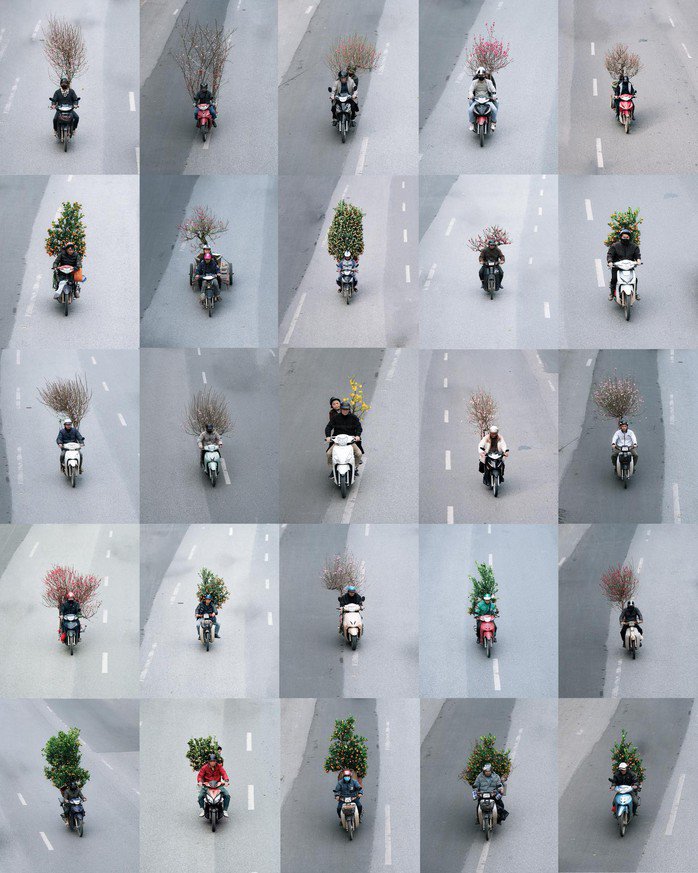 Bộ ảnh "Chở 'TẾT' về nhà" đang gây sốt trên mạng xã hội Nguồn: Blog Của Rọt