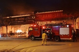 Cháy quán bia ở Bắc Ninh, một người chết