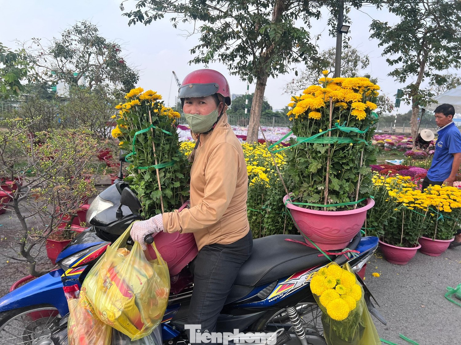 Giá rẻ khó tin: Hoa Tết chỉ 20.000 đồng/chậu ở TPHCM - 13