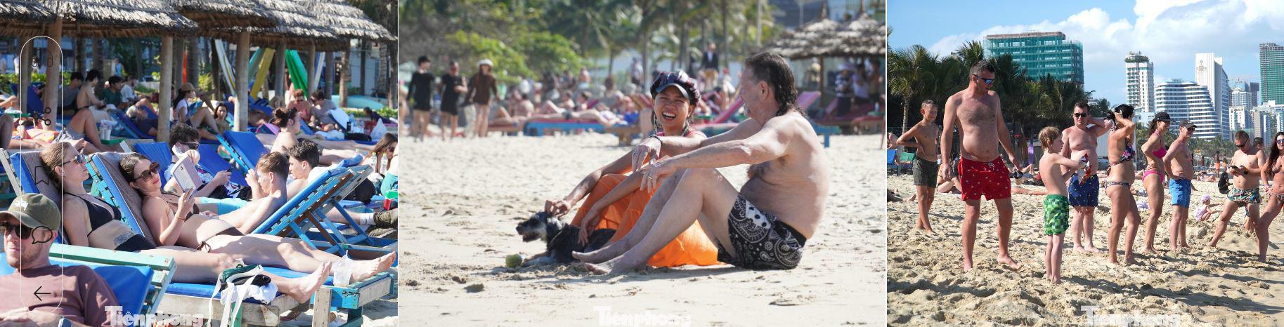 Trong dịp Tết này, trung bình mỗi ngày Đà Nẵng đón hơn 160 chuyến bay, cùng với thực tế ghi nhận các khách sạn ven biển công suất phòng khoảng 80-90%, do đó lượng du khách đổ về biển chắc chắn sẽ đông đúc.