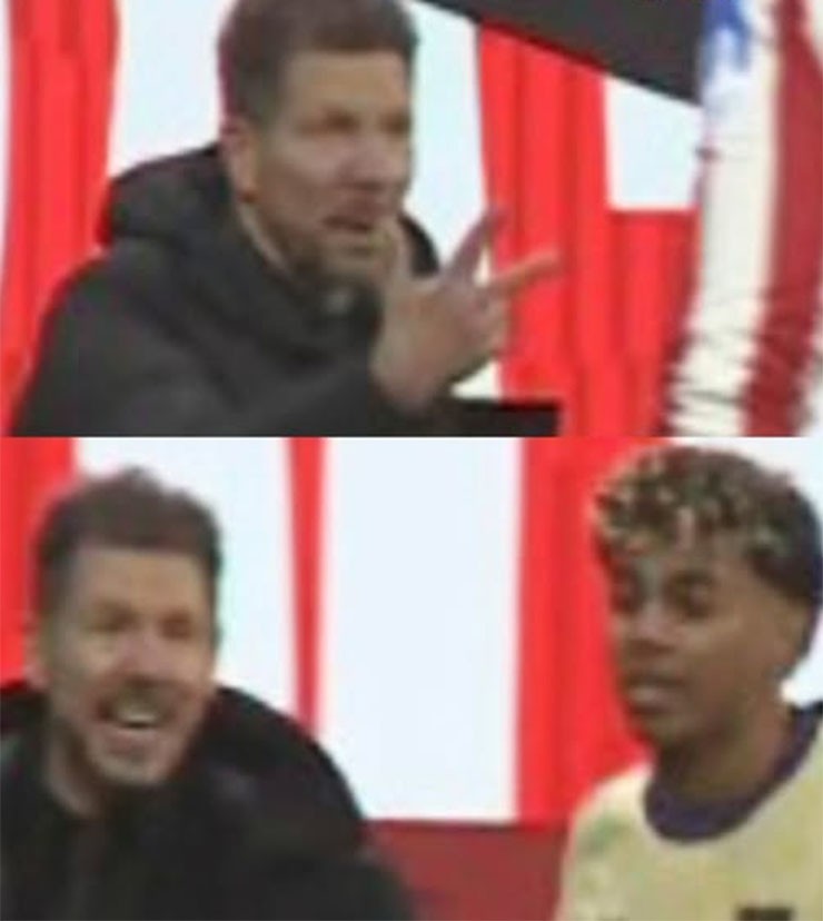 Yamal bị Simeone chế nhạo không thương tiếc