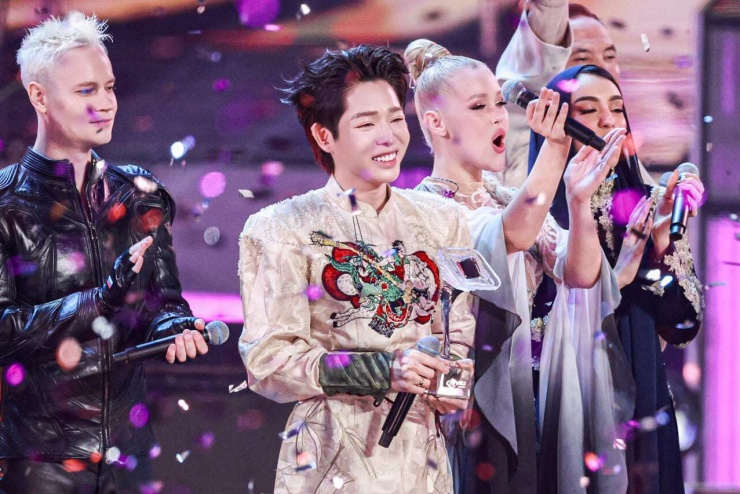 Đức Phúc xuất sắc giành ngôi Quán quân Intervision 2025. (Ảnh: EKCC)