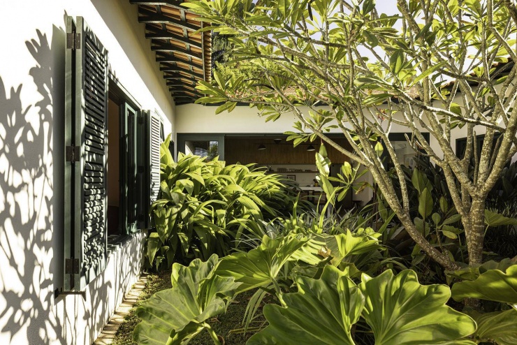 Những khung cửa sổ như những bức tranh thiên nhiên sống động thay đổi theo mùa. Nguồn: Archdaily