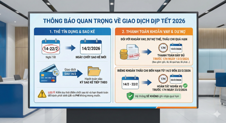 Giao dịch ngân hàng Tết Bính Ngọ, khách hàng cần lưu ý gì? - 2