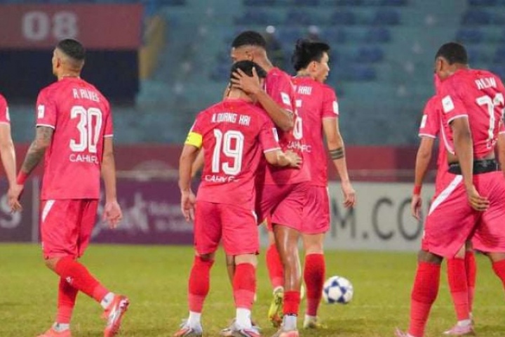 CLB CAHN giúp V.League áp sát Malaysia trên BXH châu Á 2026