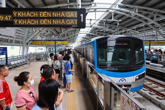 Metro Bến Thành - Suối Tiên. Ảnh: Quỳnh Trần